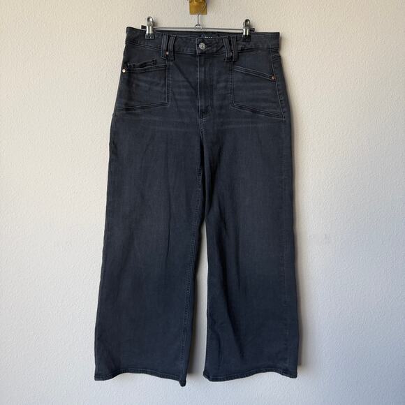 PAIGE Anessa High Rise Ankle Wide Leg Jeans in Renetta Size 30 - Picture 2 of 7